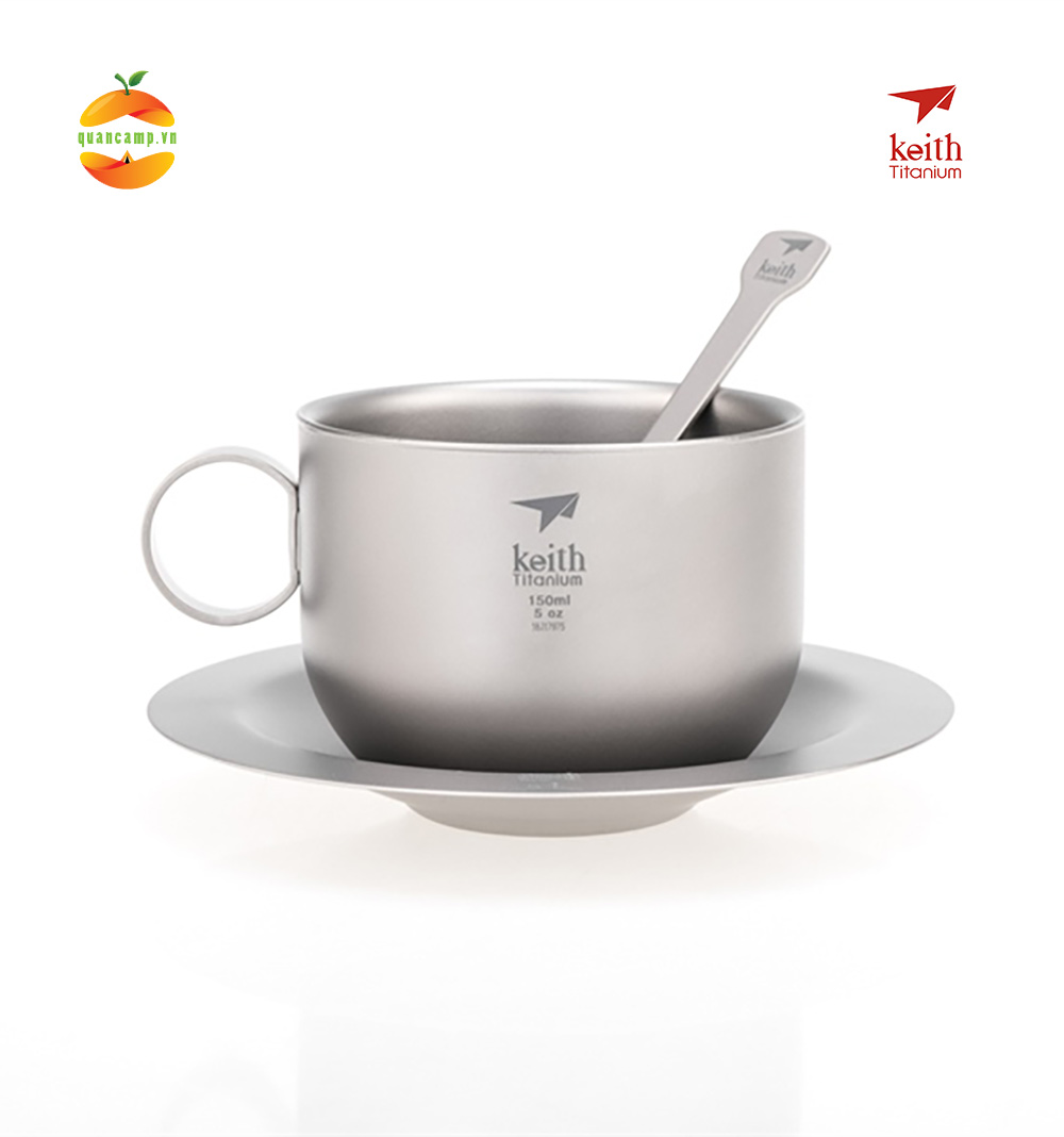 Bộ tách uống cà phê Titanium Keith Ti3601