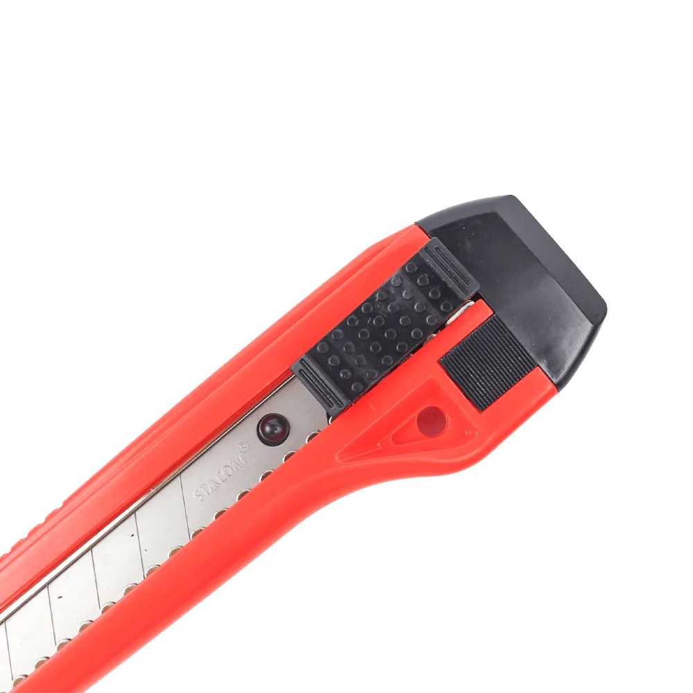 Dao Rọc Giấy Công Nghiệp STACOM Kèm 01 Lưỡi Phụ - Lưỡi  Cỡ Lớn E102 - 18 x 100 x 0.5 mm - Có bán kèm lưỡi thay