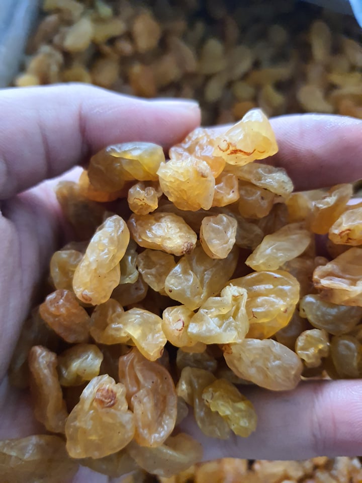 Nho khô vàng Ấn Độ loại 1(không đường) 500G