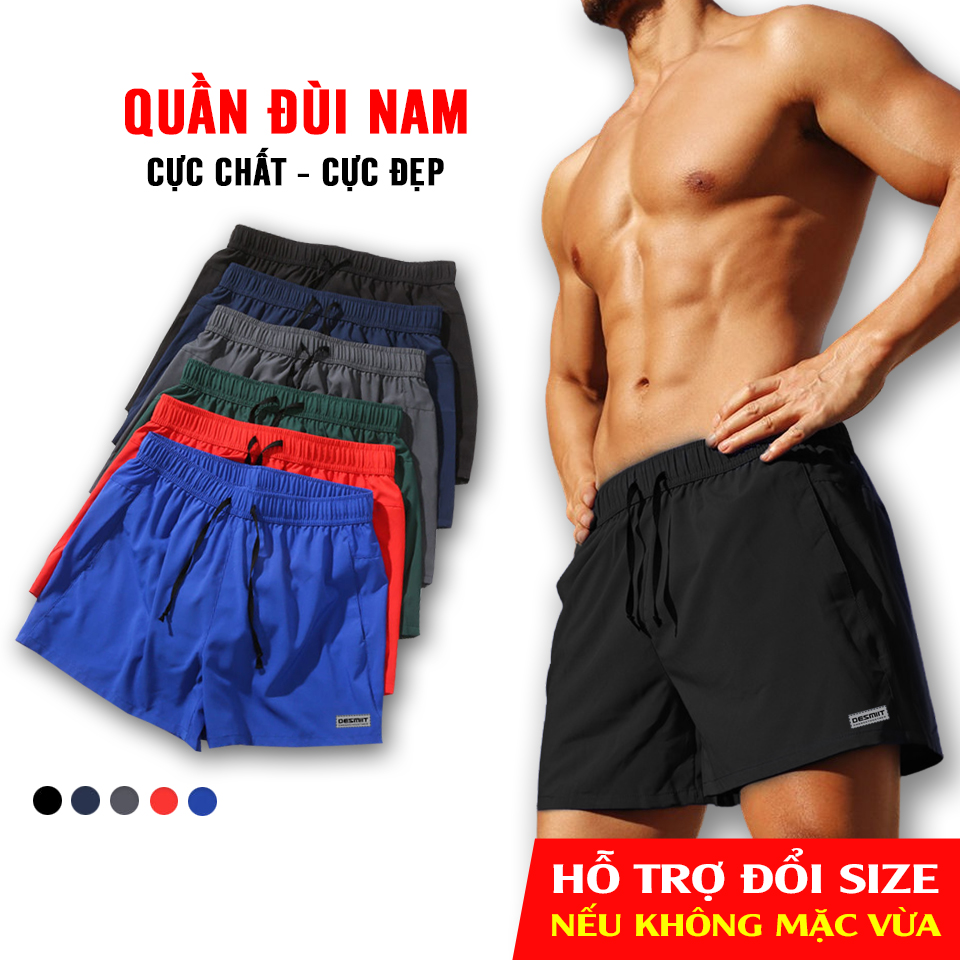 Quần Đùi Nam Dáng Ngắn Tập Thể Thao,Tập Gym,Chạy Bộ, Làm Quần Ngủ Mặc Ở Nhà Phê Hết Nấc