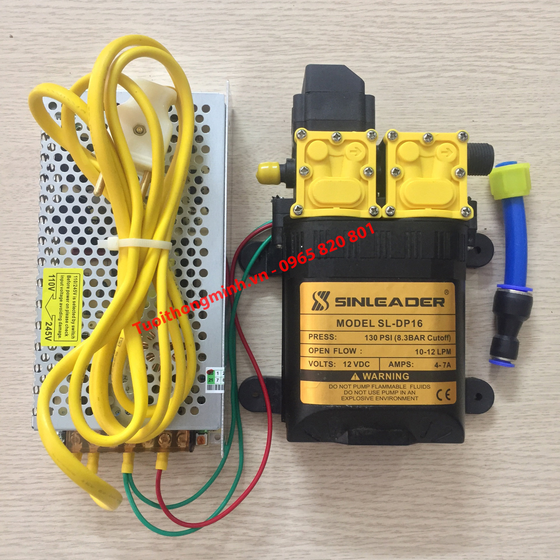 Nguồn Tổ Ong 12v10A- Dùng với bơm đôi