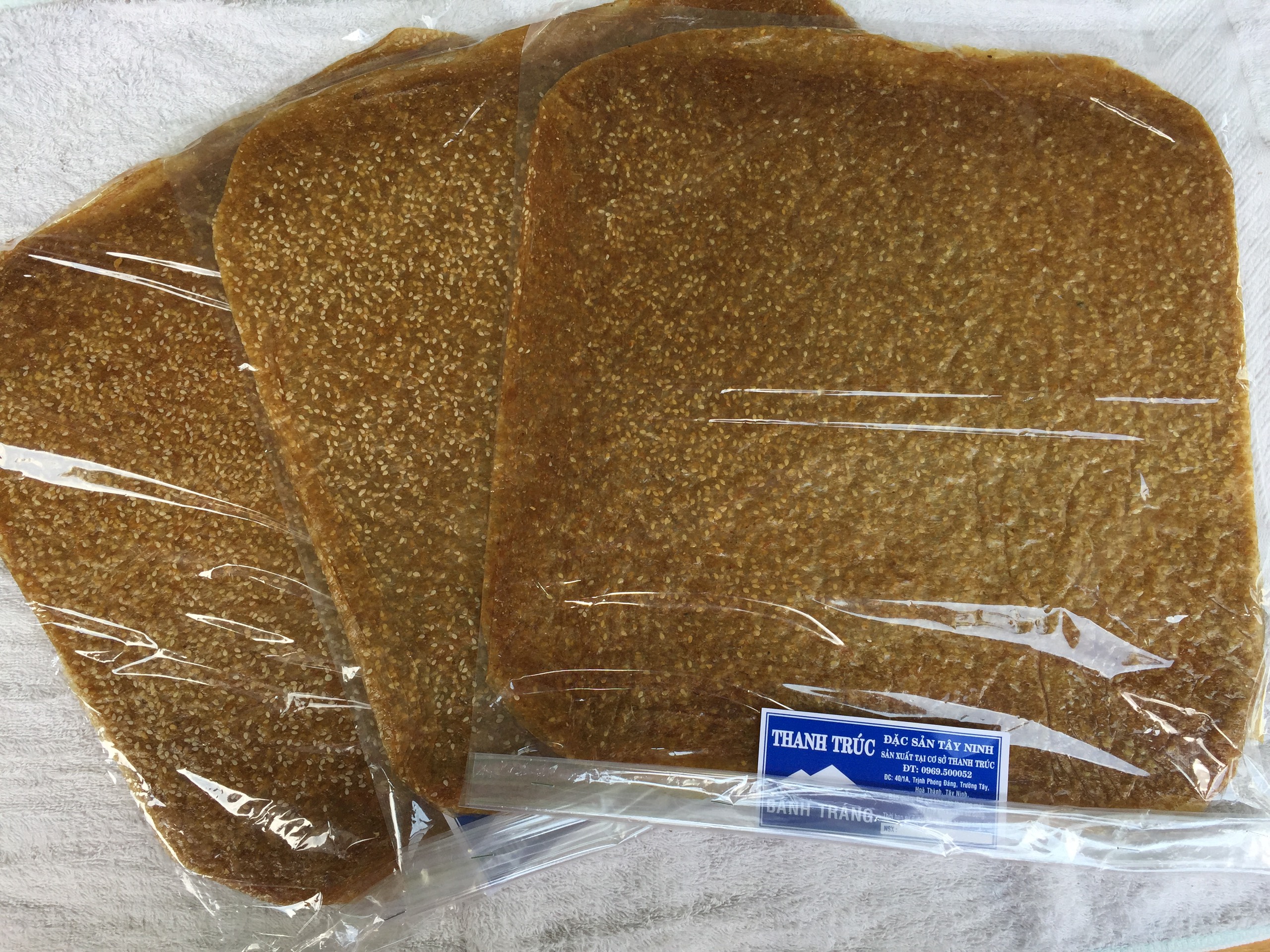 [Xấp 400GR] Bánh Tráng Dẻo Gừng