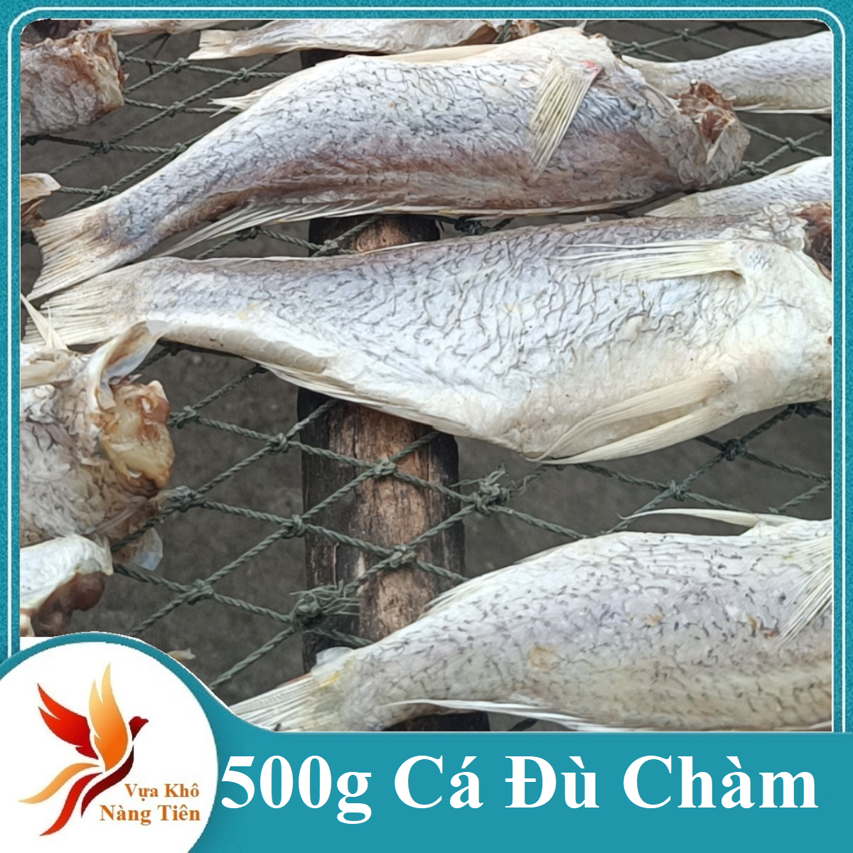 Khô cá đù chàm vị mặn con to sạch làm cơm chiên mặn bá cháy- vựa khô nàng tiên