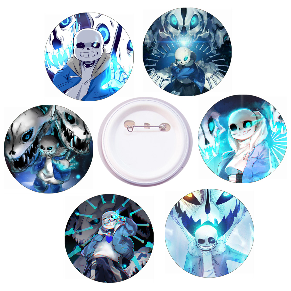 Set 3-5 huy hiệu Sans Undertale ảnh khác nhau