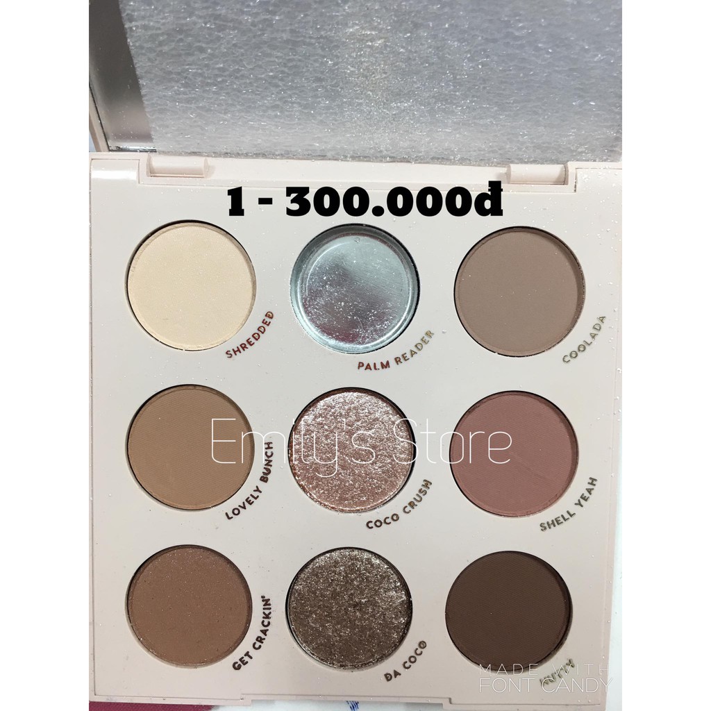 [HCM]Bảng phấn mắt Colourpop Going Coconuts