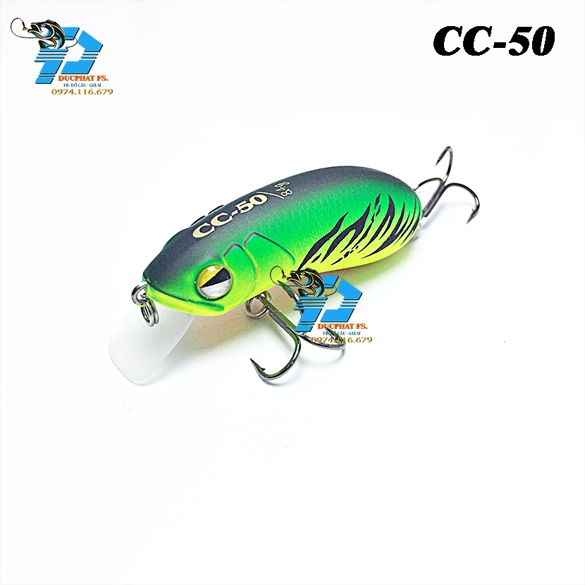 Mồi Giả lure CC50, Mồi lure cá chẽm , cá lóc