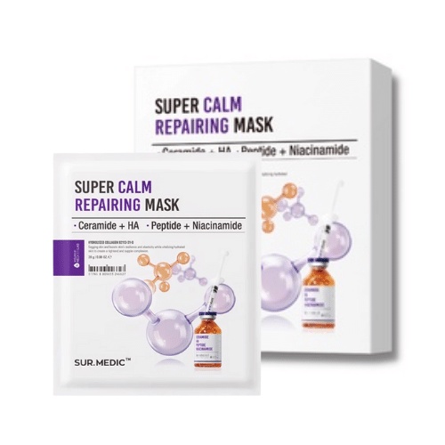 Sur.medic mask - mặt nạ dưỡng trắng & cấp ẩm căng bóng- full hộp