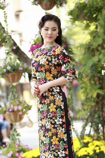 [HCM]ÁO DÀI IN HOA NHÍ VT CAO CẤP - KHÔNG KÈM QUẦN