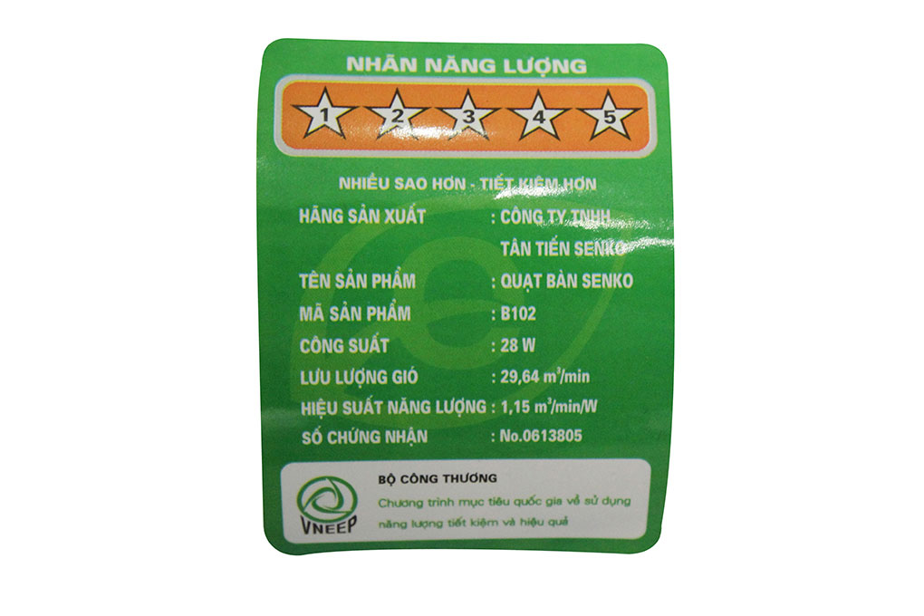 Quạt để bàn mini SENKO B102 (2 tốc độ - nhỏ gọn để trên bàn làm việc)