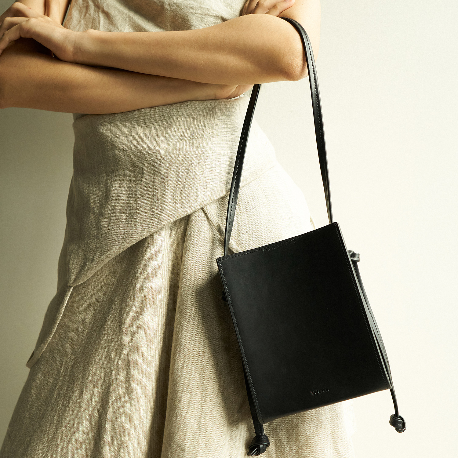 Waa. Knót Bag Túi Đeo Chéo Da Thật