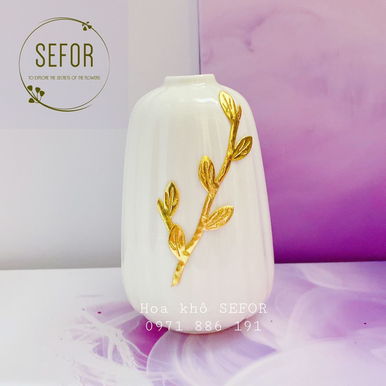 Lọ gốm - Bình gốm mini - Bình gốm Bát Tràng decor không gian