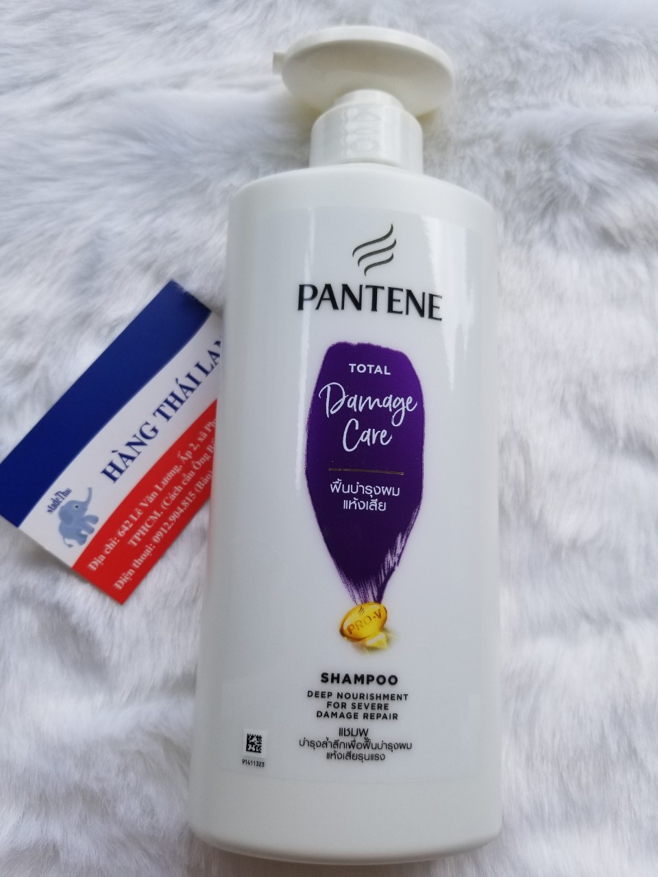[HCM]Dầu gội Pantene Total Damage Care 380ml Thái Lan - (Màu tím chăm sóc tóc toàn diện)