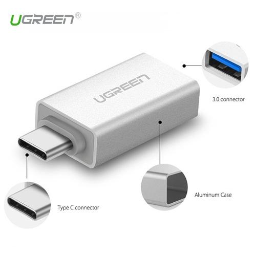 Đầu chuyển đổi USB Type-C to USB 3.0 (OTG) Ugreen 30155 chính hãng