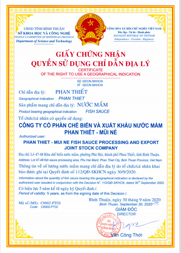 [ Siêu Tiết Kiệm ] Nước Chấm Cá Cơm Ngư Bình Mũi Né 900ML