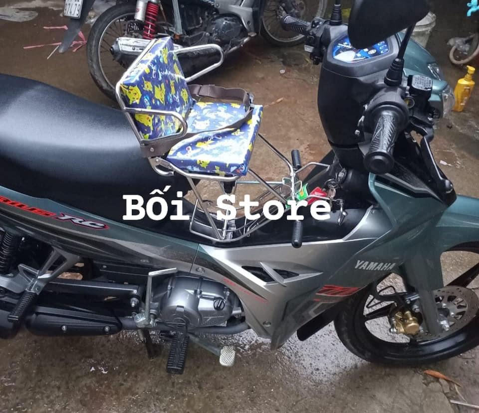 Ghế ngồi xe máy số(có vòng)cho bé