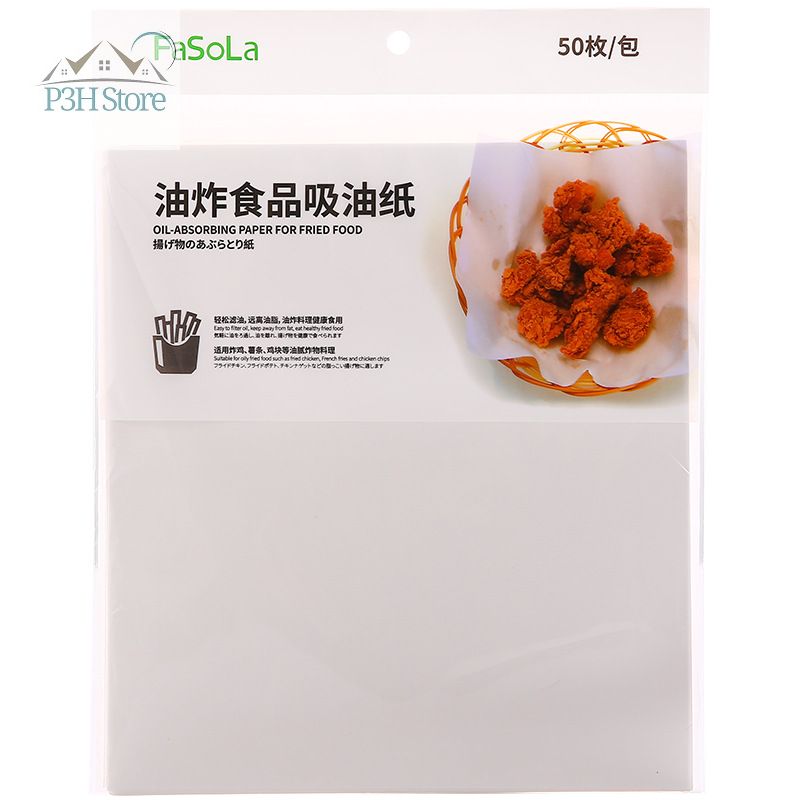 Giấy Thấm Dầu Fasola dùng thấm dầu mỡ từ thục phẩm chiên rán