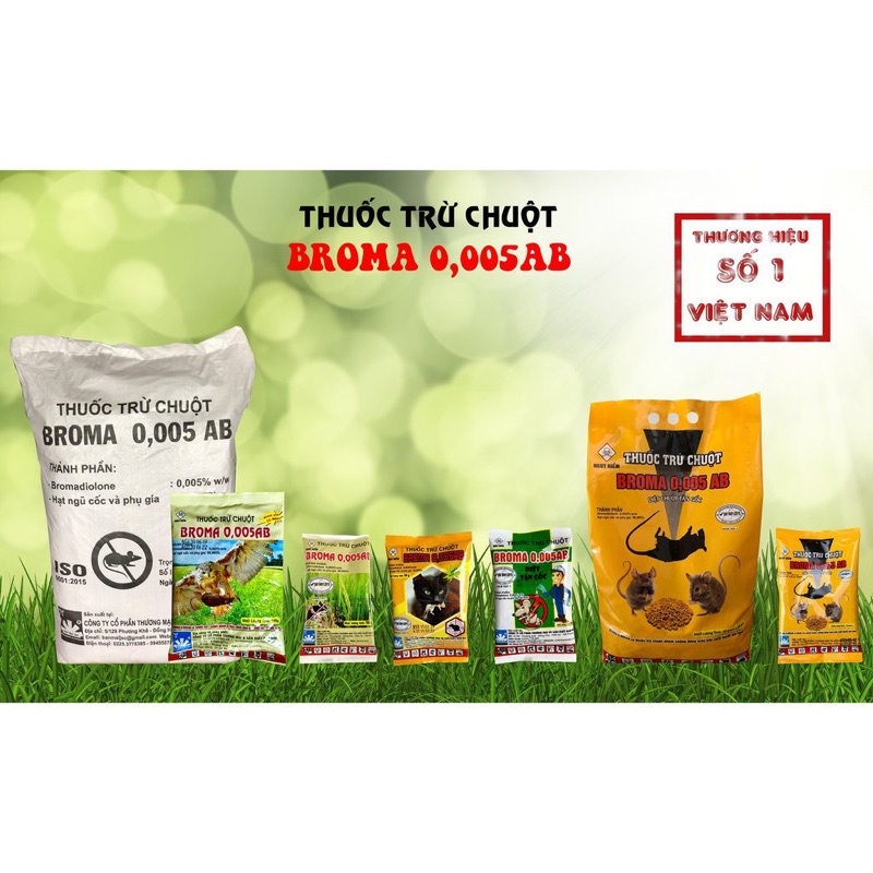 BẢ DIỆT CHUỘT SINH HỌC BROMA