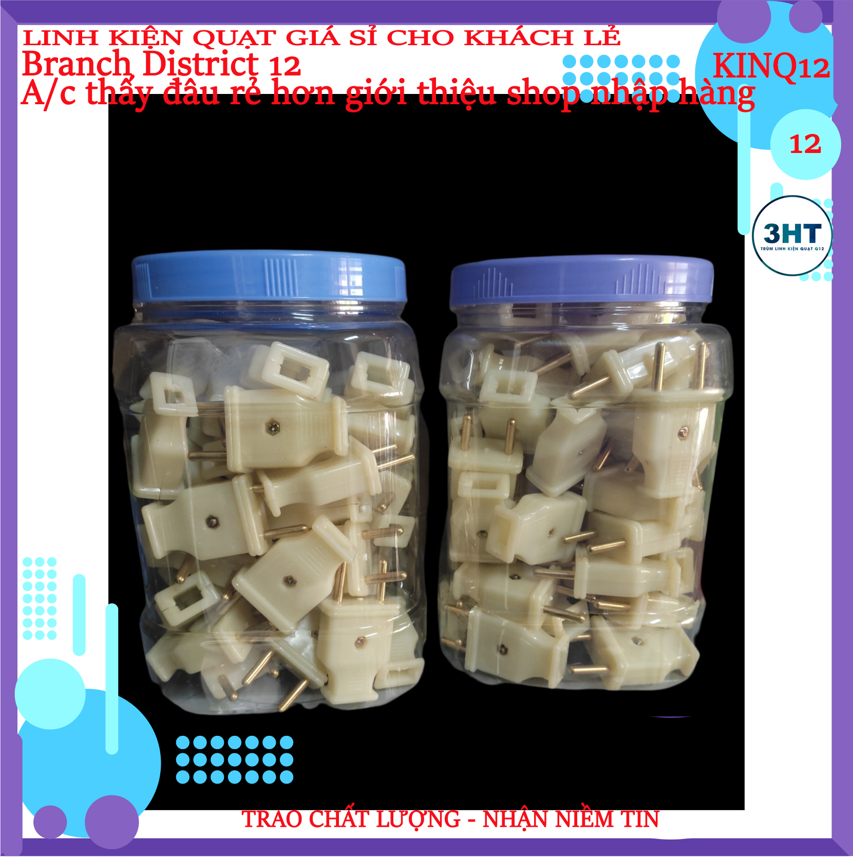 Phích Cắm Điện Đực Giá Rẻ -3Ht