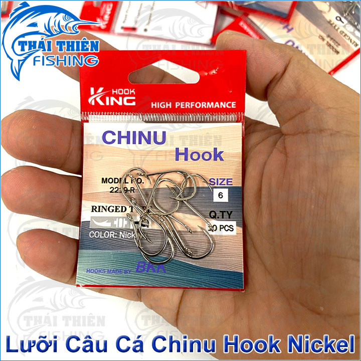 Lưỡi Câu Cá Chinu BKK King Hook Nickel