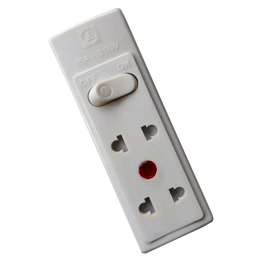 Ổ Cắm 2 Lỗ Có Công Tắc 2m 2000W 10A