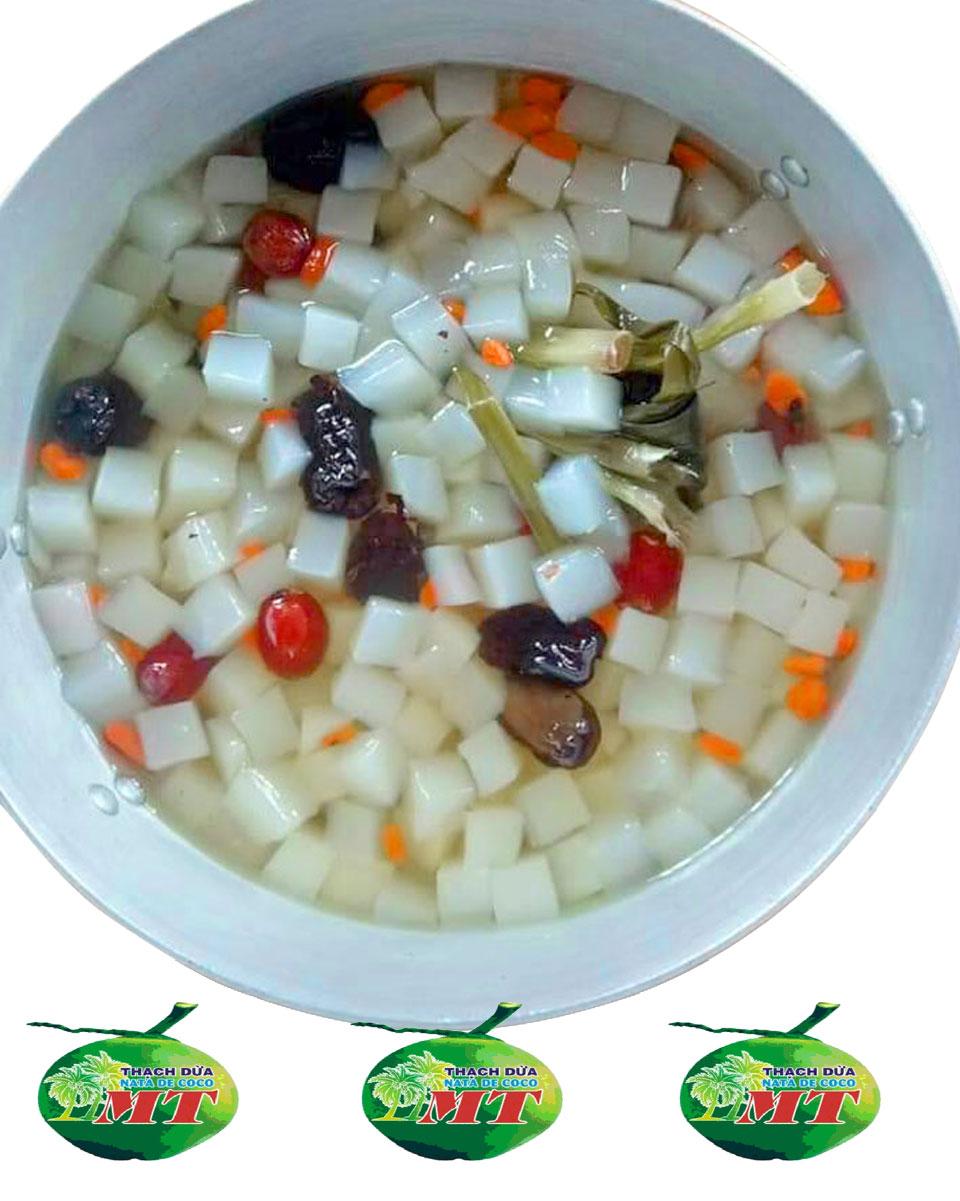 combo 3kg thạch dừa thô