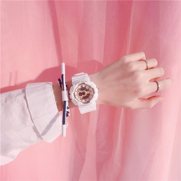 Đồng Hồ Thể Thao Nữ SHHORS, SPORT WATCH CHẤT LỪ 32MM + Tặng Vòng tay.