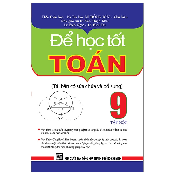 Fahasa - để học tốt toán 9 - tập 1