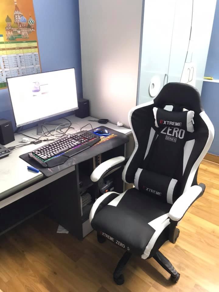 SIÊU HOT - GHẾ GAMING ZERO S màu trắng