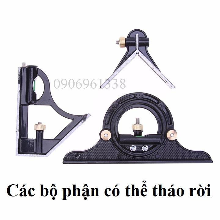 Thước đo góc đa năng, thước ke góc vuông 30cm
