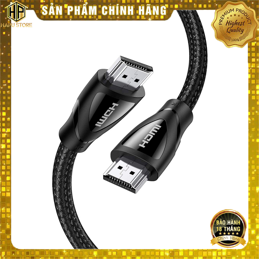 Cáp HDMI 2.1 Ugreen cao cấp độ phân giải 8K/60Hz - Hapustore