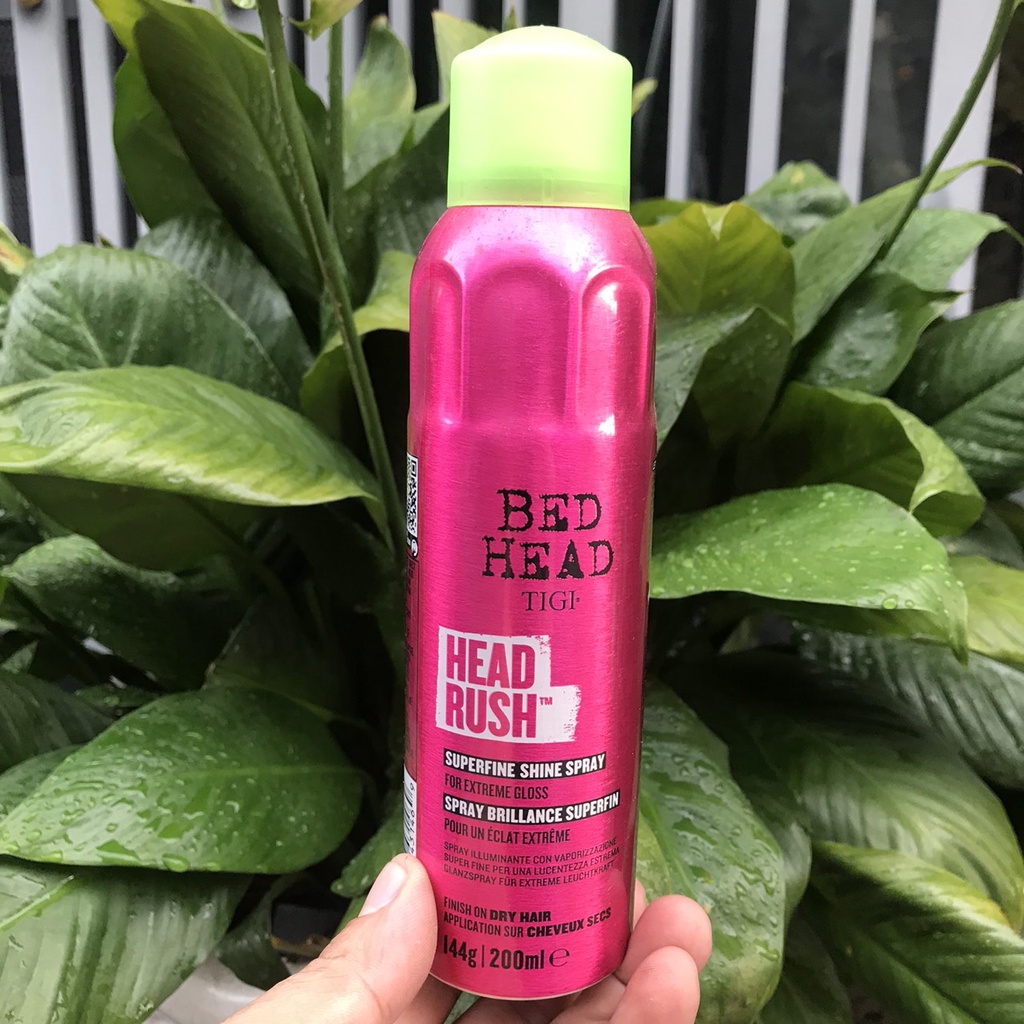 Xịt siêu bóng tóc HEAD RUSH BED HEAD TIGI 200ML ( hàng chính hãng )
