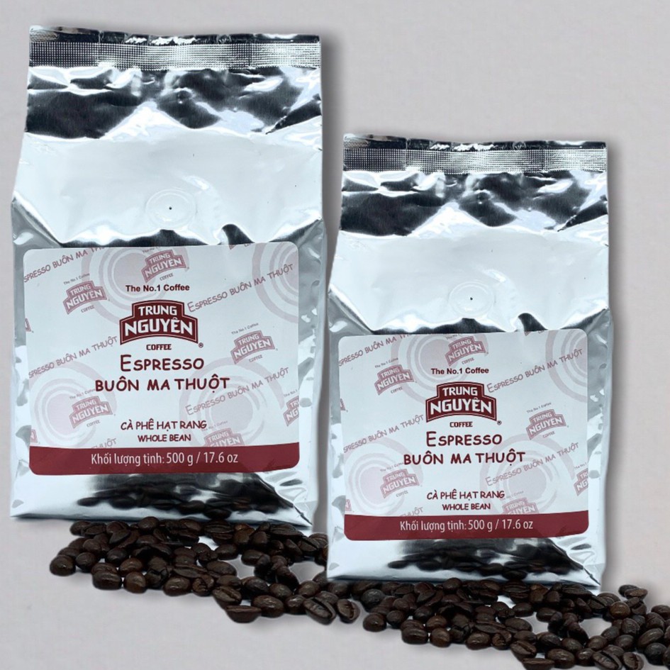 Cà phê hạt Trung Nguyên( Epresso - Bịch 500gam)