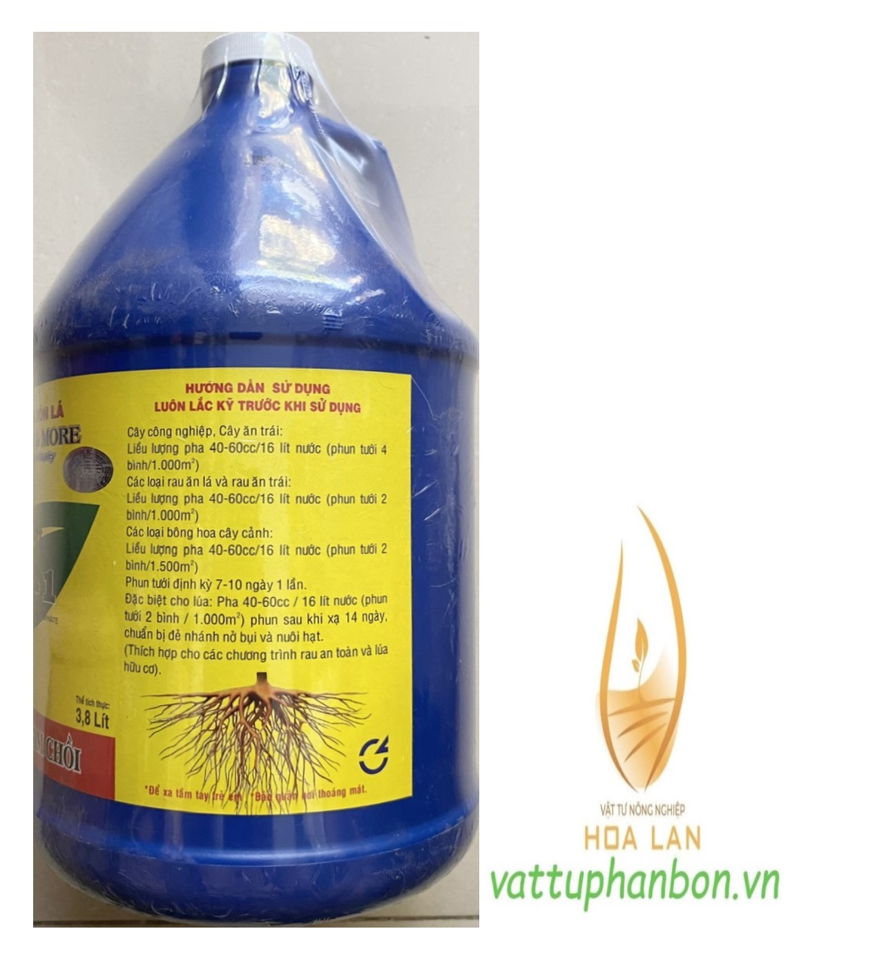 B-1 Start Grow More - Phân Bón Lá (Kích rễ - Đâm chồi) - #100A# 3,785 lít