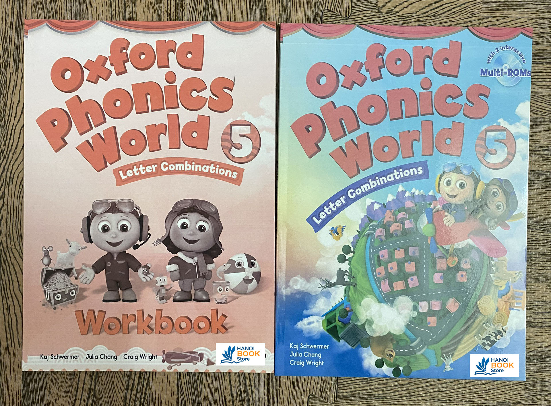 Oxford Phonics World 1,2,3,4,5 Student Book & Workbook ( tài liệu in