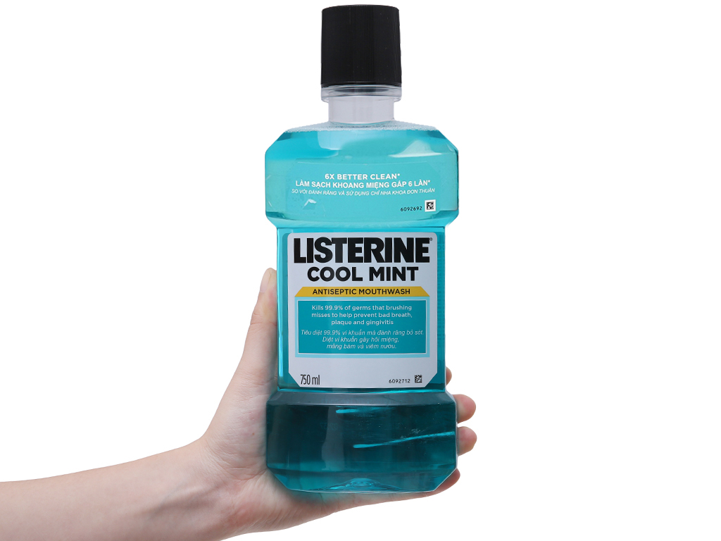 Nước súc miệng Listerine 750ml