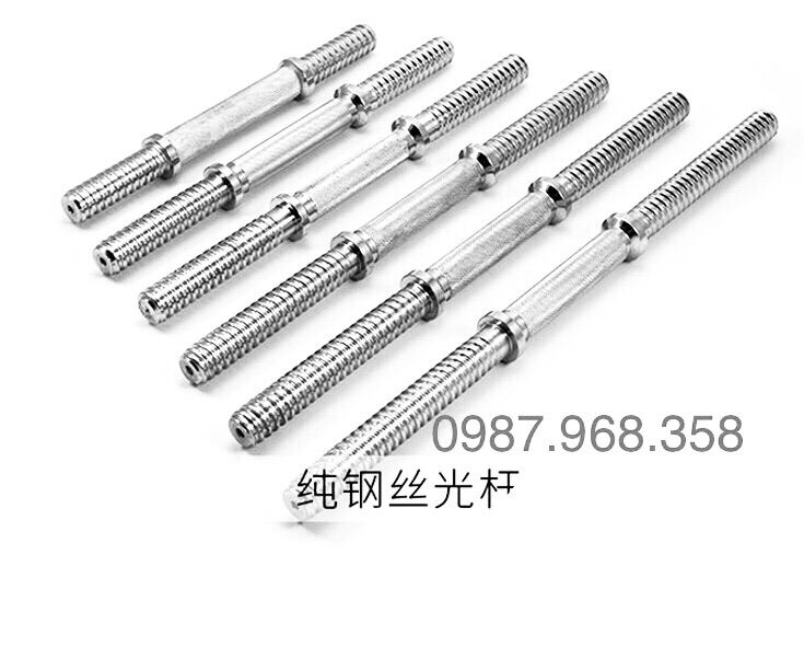 Đòn tập tay dài 50cm phi 27 ( 1 cây) lắp full 100kg/tay