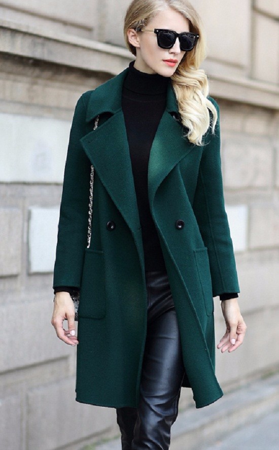 [PN FASHION]ÁO KHOÁC NỮ CHẤT DẠ LÌ PHOM DÀI CAO CẤP-AK01