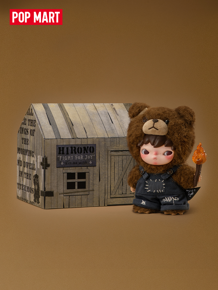 POP MART Hirono Living Wild-Fight for Joy Plush Doll
