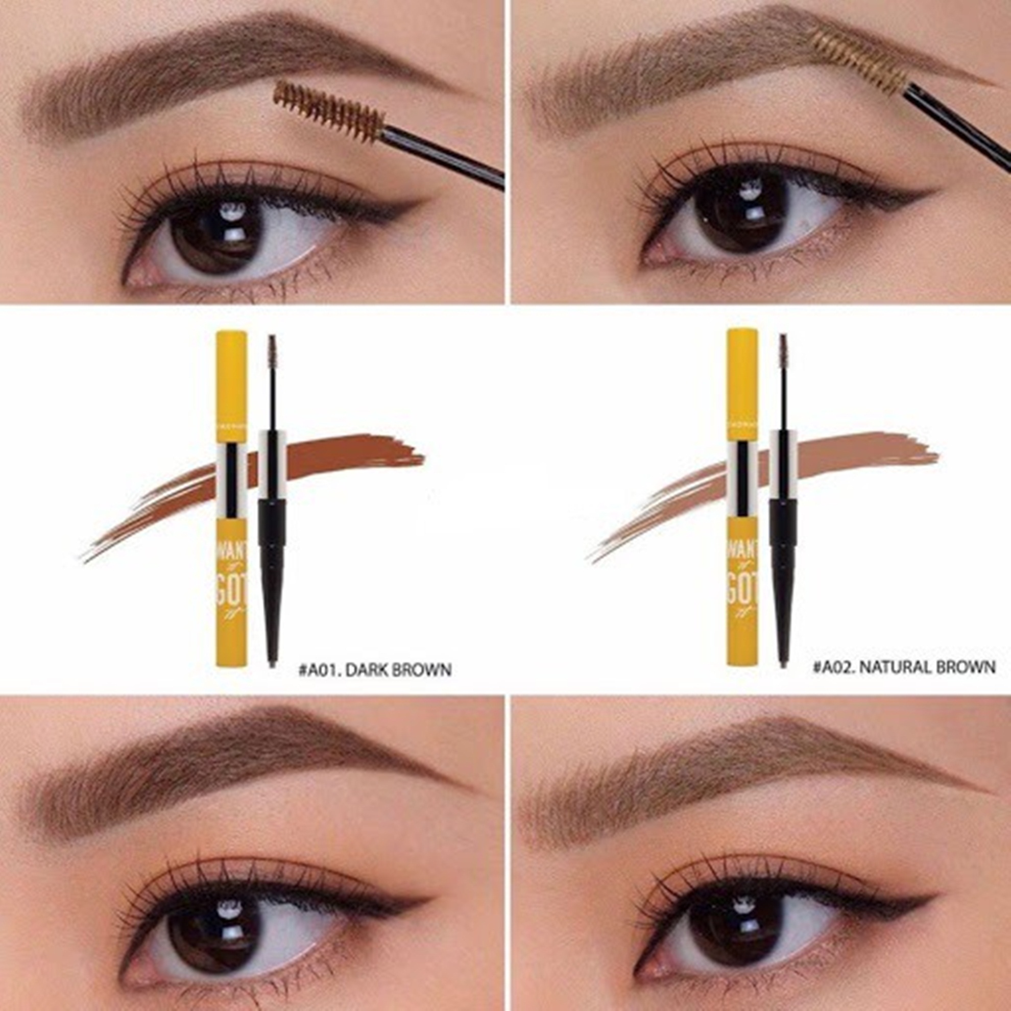 Chì kẻ mày 2 đầu Lemonade Want It Got It Dual Eyebrow 4g