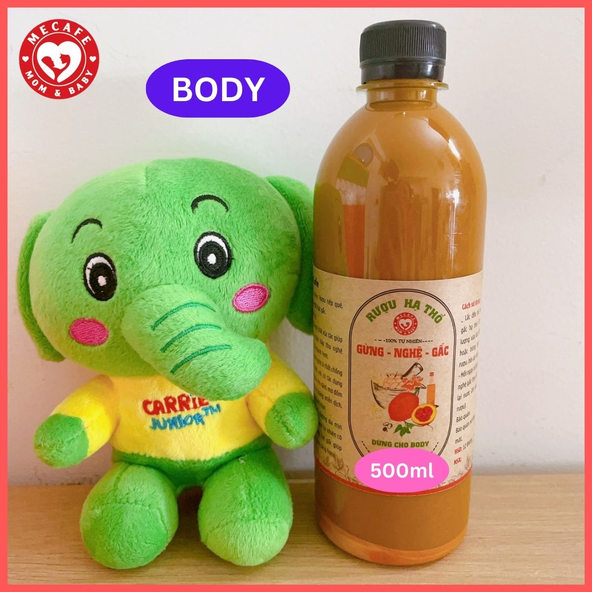 Cốt nghệ gừng hạt gấc hạ thổ (dùng cho body)