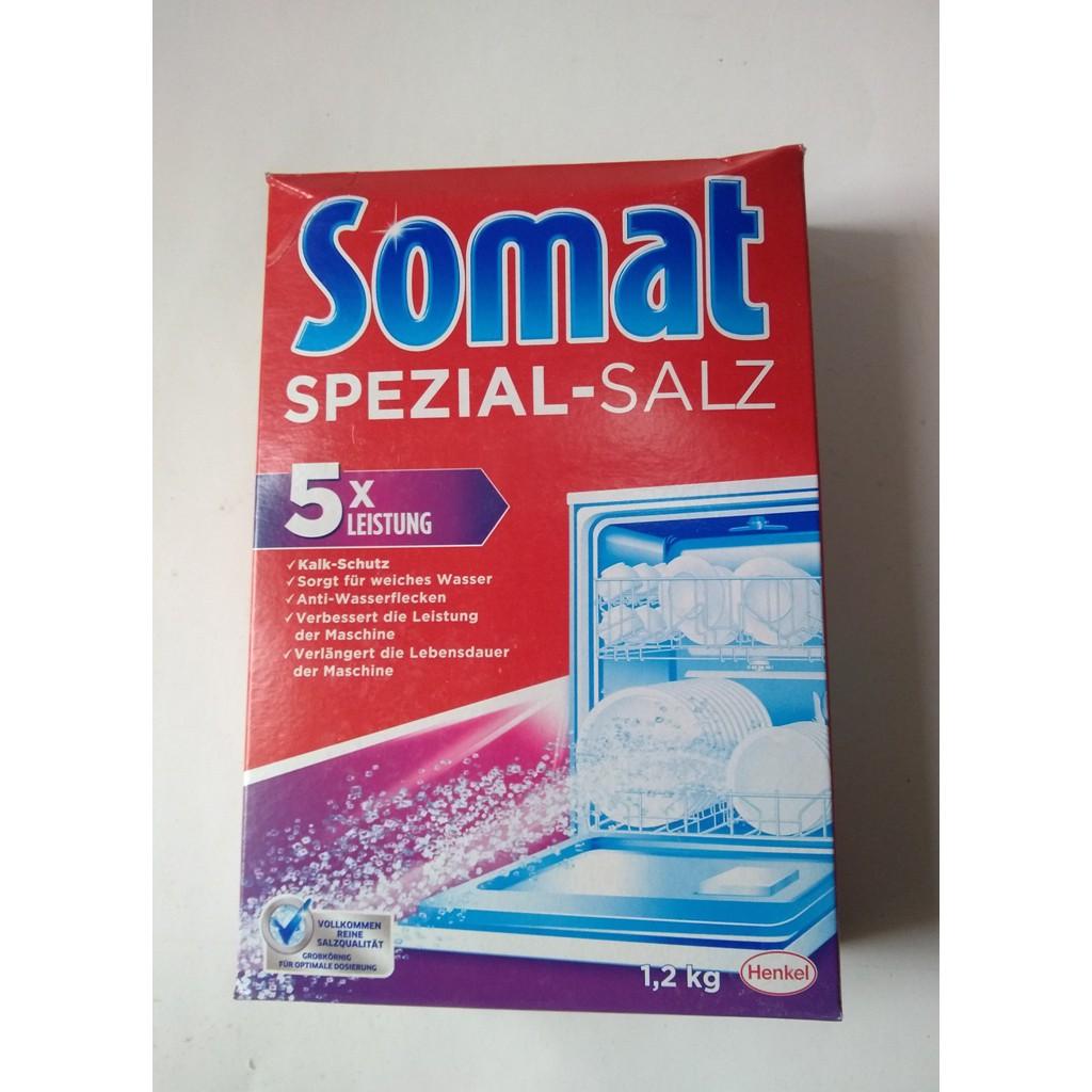 Muối Somat 1,2kg NK Đức cho máy rửa chén bát
