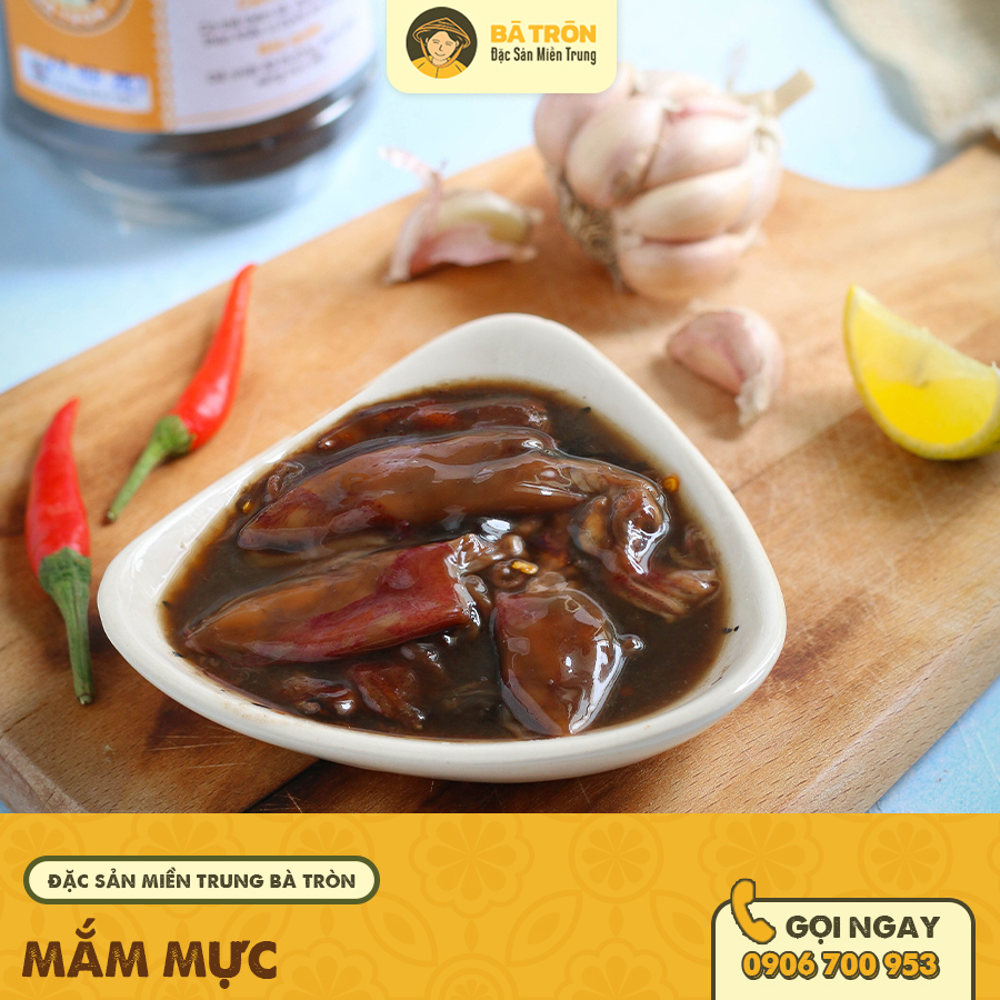 [HCM]Mắm Mực 500gr- Đặc Sản Bình Định Bà Tròn