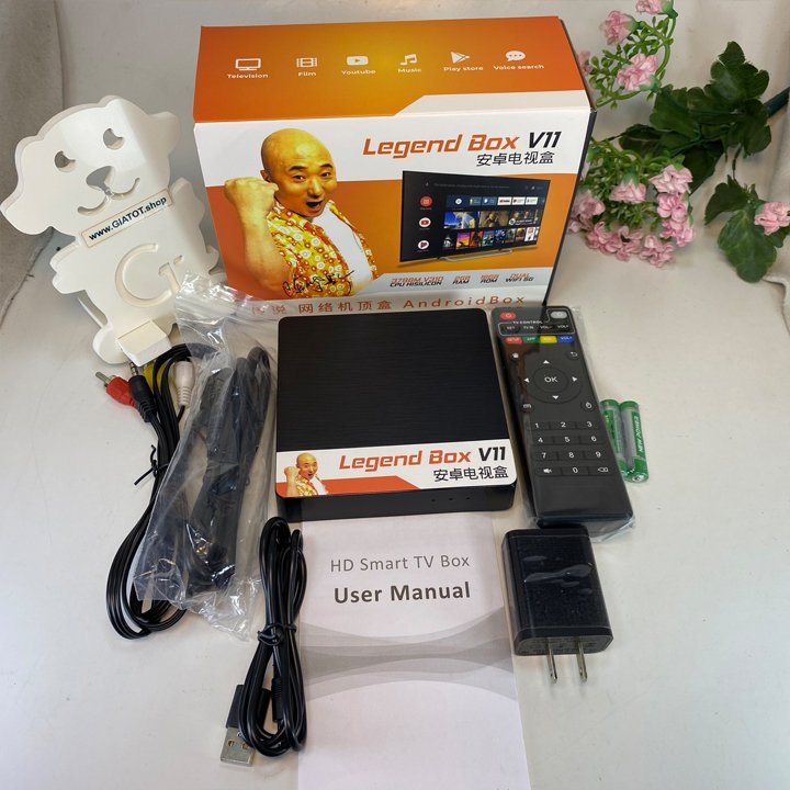 Đầu androi TV ram 2G Legend Box V11 biến tivi thường thành smart tivi