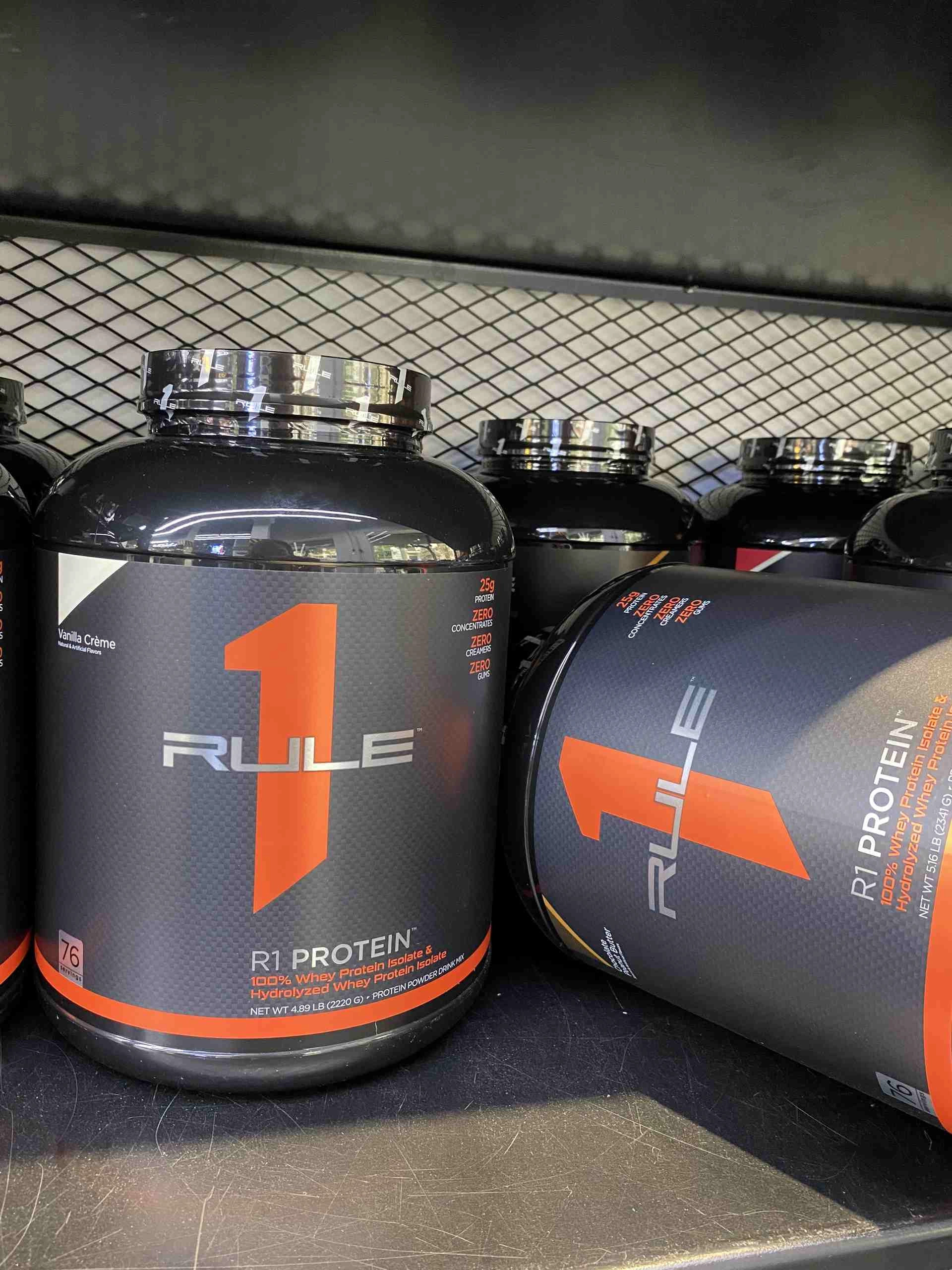 Rule1 Protein Whey Isolate - Genuine Isolate Protein Muscle Building Milk