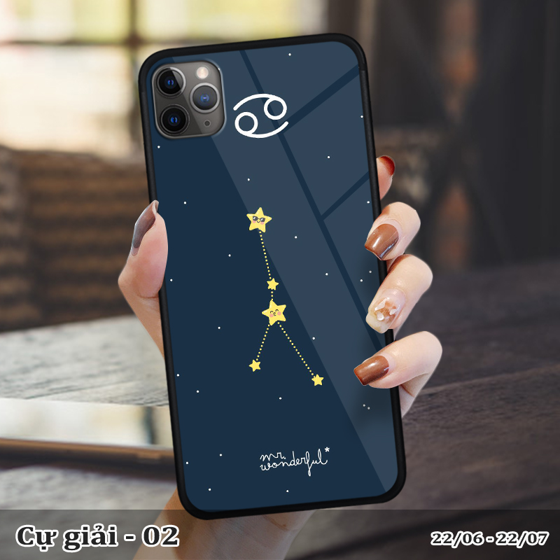 Ốp kính Iphone 11 Pro in cung hoàng đạo