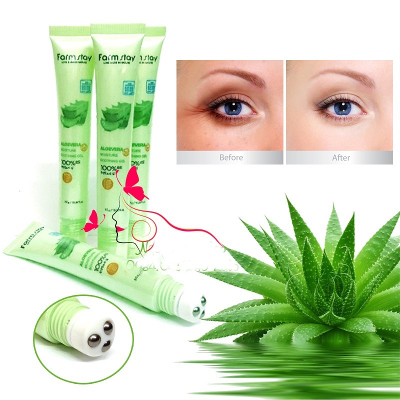 Lăn Mắt Nha đam Tri. Thâm Farmstay 100% Aloe giá rẻ