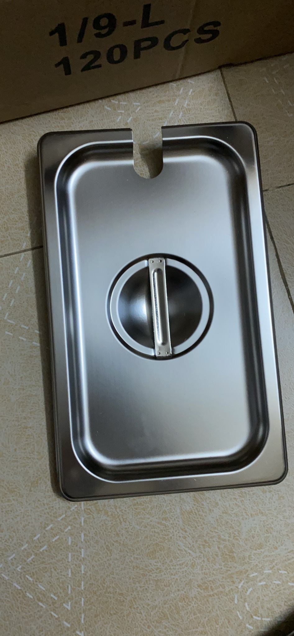 Nắp khay inox GN 1/4 Đựng Thực Phẩm Topping 7hitech