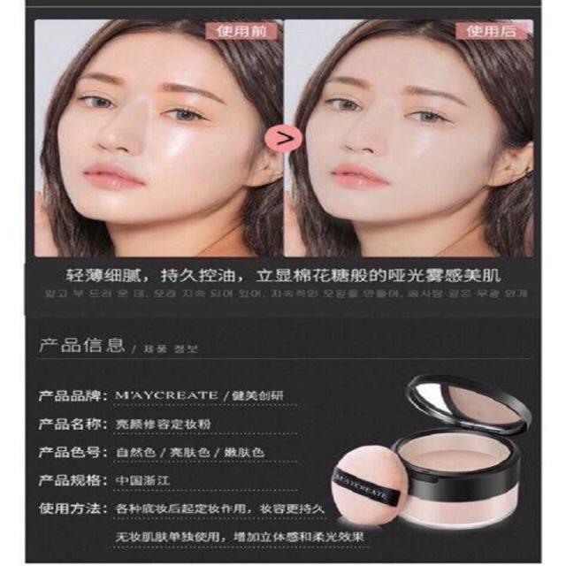[ HÀNG CHÍNH HÃNG ]  Phấn Phủ Che Khuyết Điểm Maycreate Hàng Nội Địa Trung Quốc