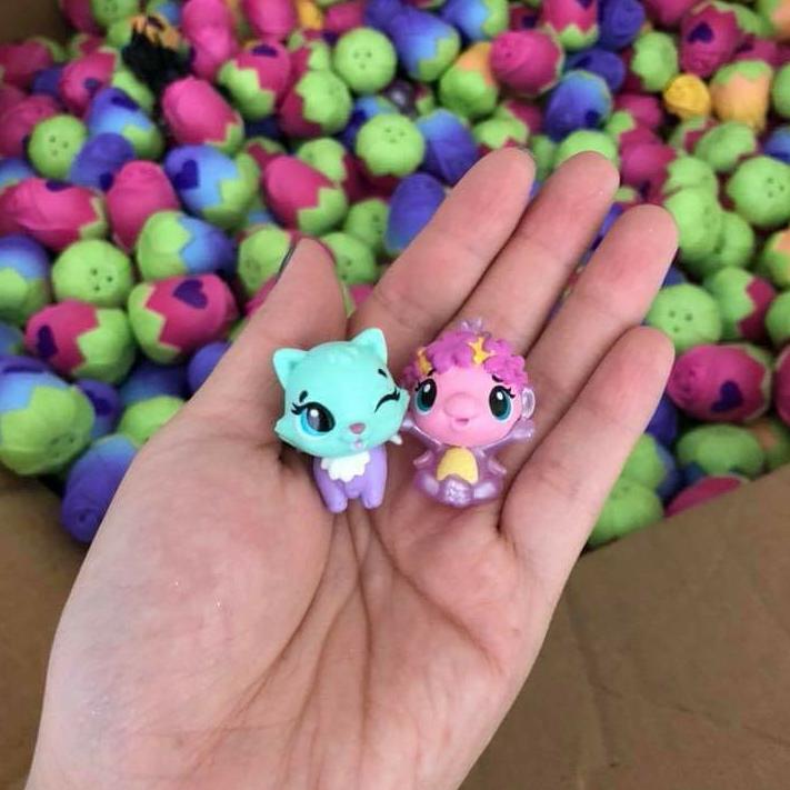 SET 10 QUẢ TRỨNG HATCHIMALS HOA SÒ