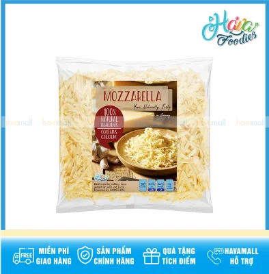 [ DATE MỚI NHẤT - CHỈ GIAO TẠI HCM ] Phô Mai Mozzarella 40% Bào Sợi Gói 100gr – Mozzarella Shredded Cheese